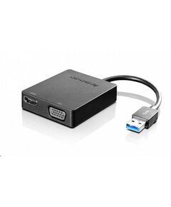 Lenovo Universal USB 3.0 to VGAHDMI Adapter | 4X90H20061