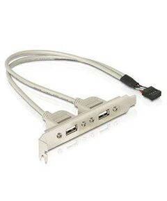 DeLOCK USB panel 10 pin USB header (M) to USB (F) | 71000