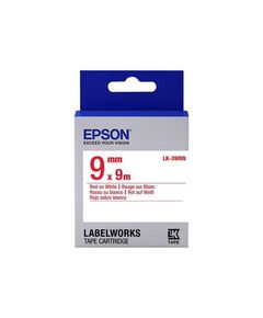 Epson LabelWorks LK-3WRN Red on white Roll | C53S653008