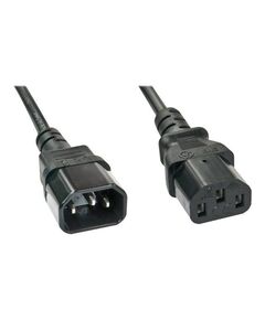 Lindy Power extension cable 3m black | 30332