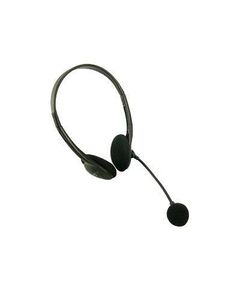 LogiLink Deluxe Headset on-ear wired black HS0001