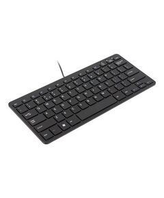 R-GO COMPACT Keyboard, QWERTY(UK) Keyboard USB RGOECUKBL