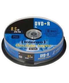 Intenso 10 x DVD+R DL 8.5 GB 8x spindle 4311142