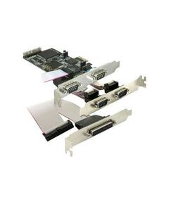 DeLock PCI Express card 4 x serial, 1x parallel 89177