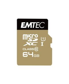 EMTEC Gold+ Flash memory card 64GB ECMSDM64GXC10GP