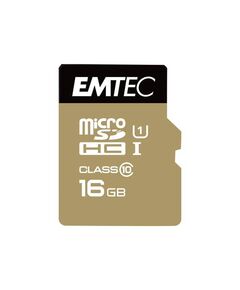 EMTEC Gold+ Flash memory card  16GB ECMSDM16GHC10GP