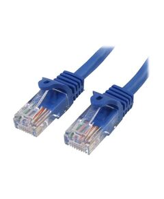 StarTech.com 0.5m Blue Cat5e Cat 5 Snagless 45PAT50CMBL