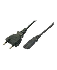 2direct Power cable Europlug (M) to IEC 60320 C7 AC CP092