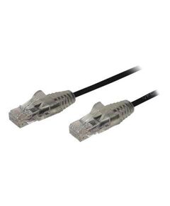 StarTech.com 0.5 m CAT6 Cable Slim CAT6 Black N6PAT50CMBKS