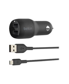 Belkin BOOST CHARGE Dual Charger Car power CCB001BTBK