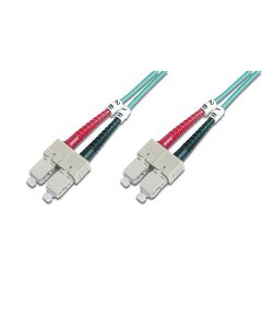DIGITUS Professional Patch cable SC 2m aqua DK-2522-023