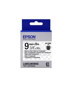 Epson LabelWorks LK-3TBN Black on transparent C53S653004