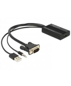 DeLOCK VGA to HDMI Adapter with Audio Video audio 62597