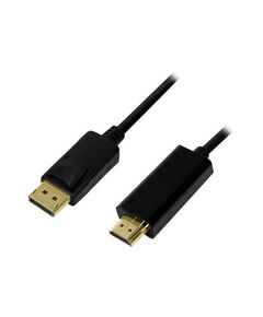 LogiLink  DisplayPort to HDMI 2m black 4K cable  CV0127
