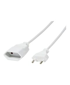 LogiLink Power extension cable Europlug (M) to CP125