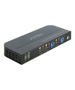 DeLock HDMI KVM Switch 4K 60 Hz with USB 3.0 and 11481