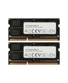 V7 DDR3 kit 16 GB: 2 x 8 GB SODIMM 204-pin V7K1490016GBS-LV