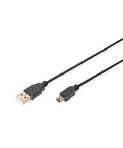 ASSMANN Basic USB cable miniUSB Type B (M)  AK-300130-018-S