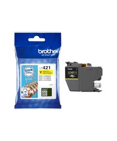 Brother LC421Y Yellow original ink cartridge for Brother LC421Y