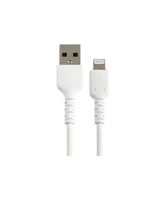 StarTech 15cm Durable White USB-A to Lightning Cable RUSBLTMM15CMW