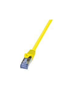 LogiLink PrimeLine Patch cable RJ-45 50cm CAT6a yellow