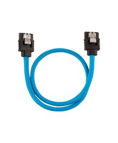 CORSAIR Premium Sleeved SATA cable Serial ATA blue (pack of 2)