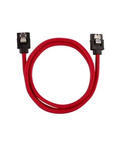 CORSAIR Premium Sleeved SATA cable Serial ATA red (pack of 2)
