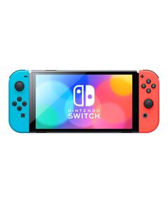 Nintendo Switch OLED Game console Full HD black, neon 10007455