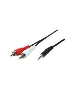 LogiLink Audio cable stereo mini jack male to RCA x 2 CA1042