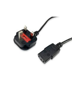 Equip 112300 UK Power Cord , C13 to BS1363