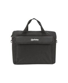 Manhattan London Laptop Bag 14.1, Top Loader, Black, 439893