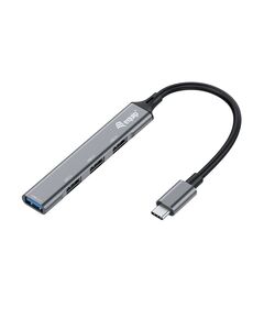 128961 4-Port USB 3.0 2.0 Hub, USB-C