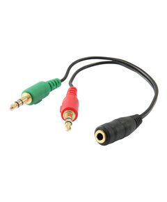 Equip Life Audio Split Cable Audio adaptor stereo mini 147942
