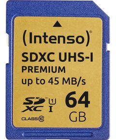 Intenso Premium / Flash memory card / 64 GB / UHS Class 1