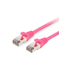 equip Pro / Patch cable / Cat.6 S/FTP Patch Cable, 0.25m , Pink