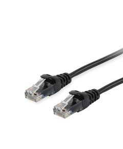 equip / Crossover cable / Cat.5e SF/UTP Crossover Patch Cable, 1.0m, Black