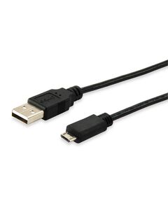 Equip USB cable USB (M) to MicroUSB Type B (M) 1.8 m 128523