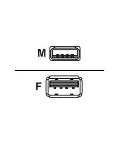 LogiLink USB extension cable USB (M) to USB (F) USB 2.0 CU0010