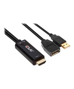 Club 3D Adapter HDMI male to DisplayPort female CAC1331