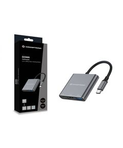 Conceptronic 3-in-1 USB 3.2 Gen 1 Docking Station, HDMI, USB 3.0, 100W USB PD