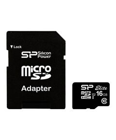 SILICON POWER Elite Flash memory card 16GB  SP016GBSTHBU1V10SP