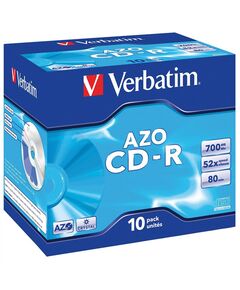 Verbatim AZO Crystal 10 x CDR 700 MB 52x 43327