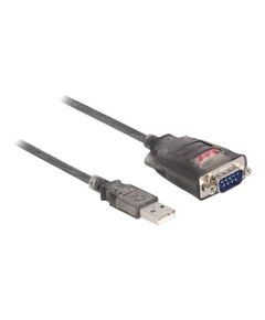 Delock Serial adapter USB 2.0 RS232 x 1 black, 61400