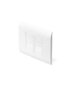 DIGITUS Wall mount plate white, RAL 9005 DN93802