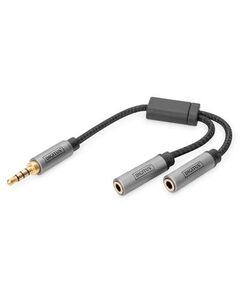 DIGITUS Audio splitter 4pole mini jack plug   DB510320002S