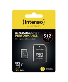 Intenso microSD 512GB UHS-I Perf CL10| Performance - 512 GB - MicroSD 3424493
