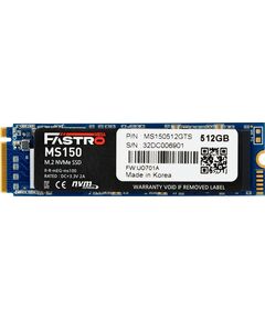 MEGA Fastro SSD 512GB MS150 Series PCI-Express NVMe | MS150512GTS