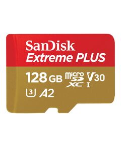 SanDisk Extreme PLUS - Flash memory card (mi | SDSQXBD-128G-GN6MA