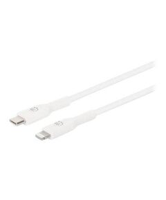 Manhattan USB-C to Lightning Cable, Charge & Sync, 1m, W | 394512
