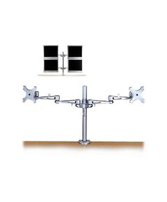 Lindy Dual Adjustable LCD Arms - Mounting component (2 ar | 40697